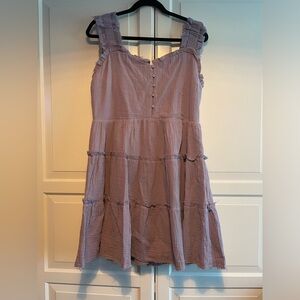 Free The Roses Lilac Distressed Sundress L